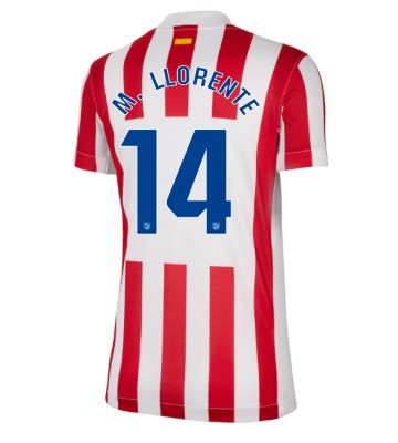 Atletico Madrid Marcos Llorente #14 Hjemmebanetrøje Dame 2025-26 Kortærmet